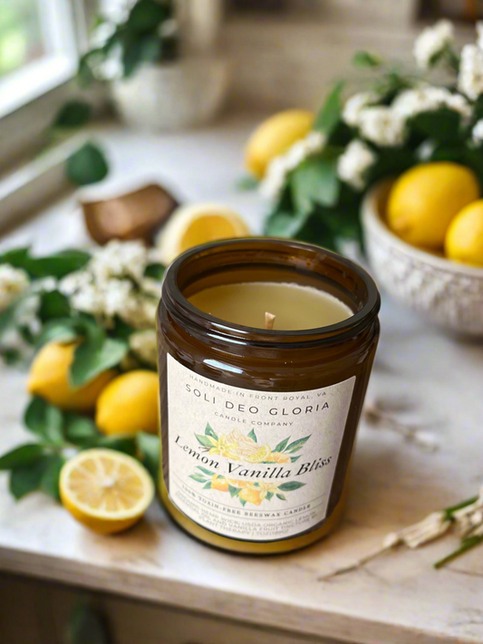 Lemon Vanilla Bliss | Extract & Essential Oil Infused | Candles & Melts