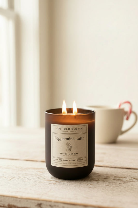 Peppermint Latte | Organic Essential Oil & Extract Infused - Soli Deo Gloria Candle Company