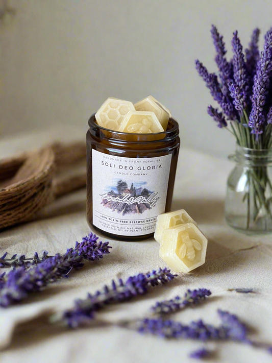 Lavender Valley | Organic Essential Oil Infused | Candles & Melts
