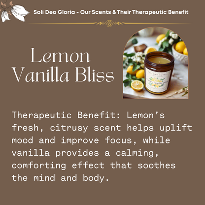 Lemon Vanilla Bliss | Extract & Essential Oil Infused | Candles & Melts