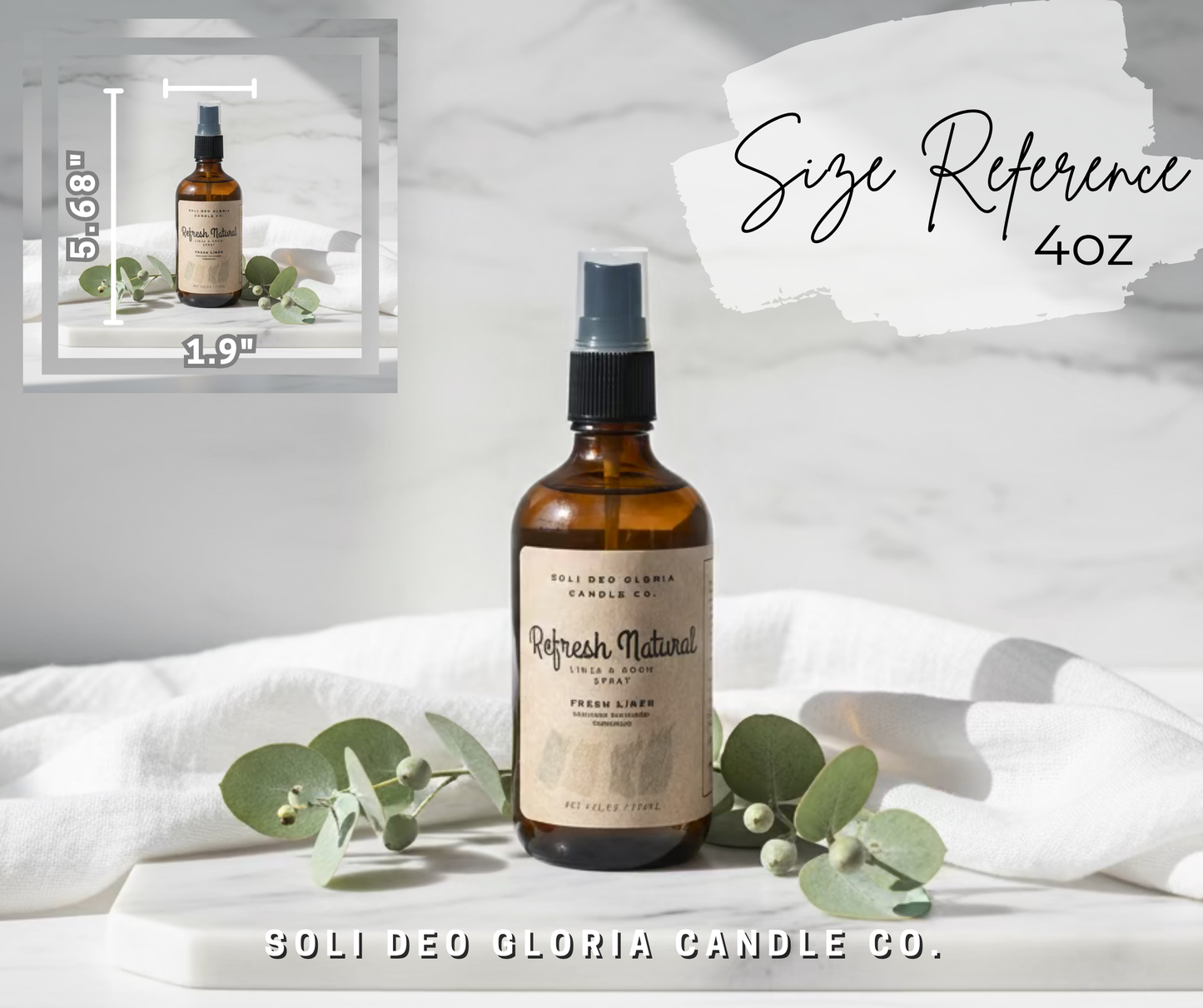 Fresh Linen Scented | Refresh Linen & Room Spray (Two Sizes)