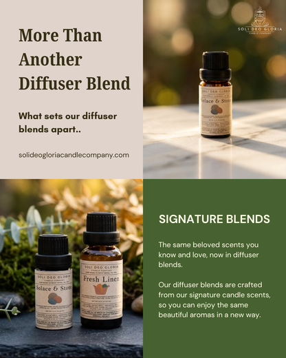 Soli Deo Gloria Essential Oil Diffuser Blends