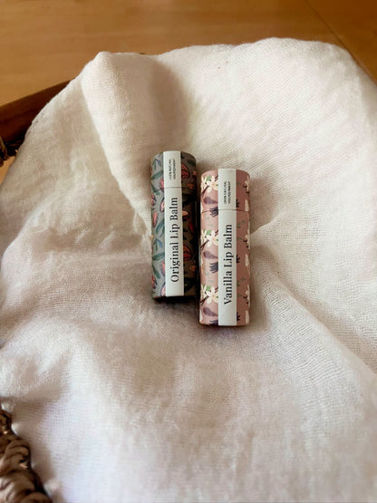 Lip Balm – Vanilla & Original | Hydrating Natural Lip Care with Toxin-Free & Organic Ingredients - Soli Deo Gloria Candle Company