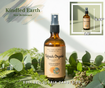 Kindled Earth | Refresh Organic Linen & Room Spray