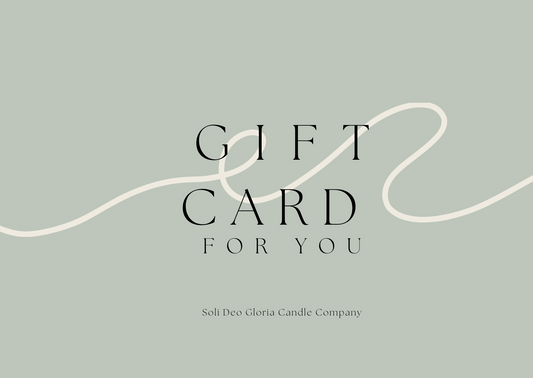 Soli Deo Gloria Candle Company Gift Card