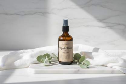 Fresh Linen Gift Bundle – Natural, Candle, Linen & Room Spray, & Car Diffuser - All 100% Toxin-Free - Mothers Day