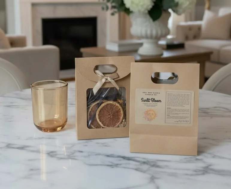 Sunlit Bloom | Organic Simmer Pot Blend for Soli Deo Gloria Lamp Warmer & Jar (Sold Separately)