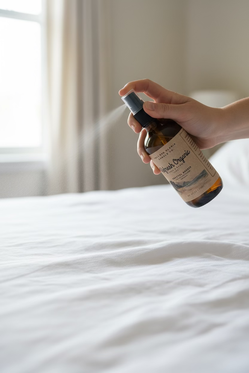 Coastal Breeze Scented | Refresh Organic Linen & Room Spray (Travel & Full Size) - Soli Deo Gloria Candle Company