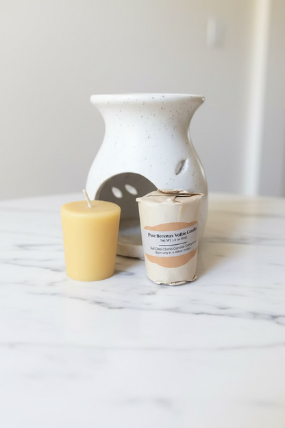 Pure Beeswax Votive Candle