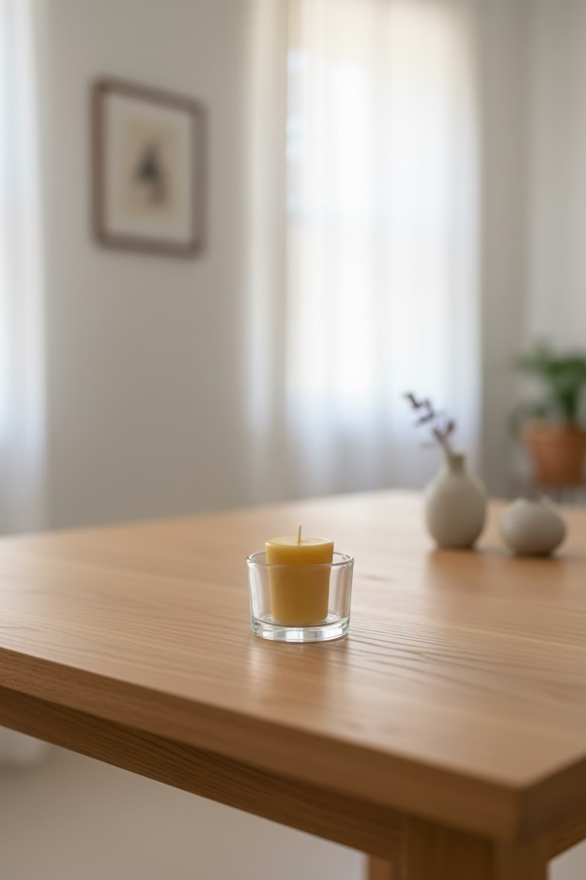 Pure Beeswax Votive Candle