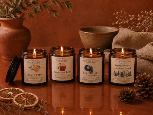 Cozy Season Favorites Beeswax Candle Bundle | 4 Pack