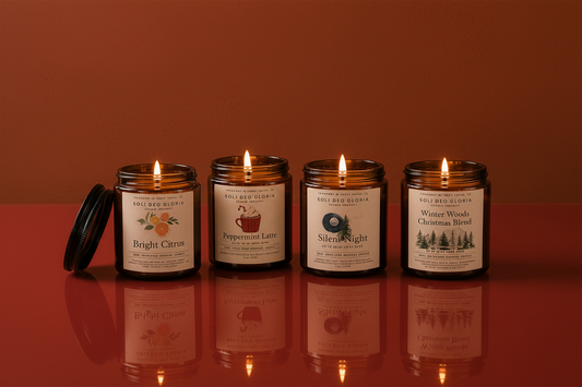 Cozy Season Favorites Beeswax Candle Bundle | 4 Pack - Soli Deo Gloria Candle Company