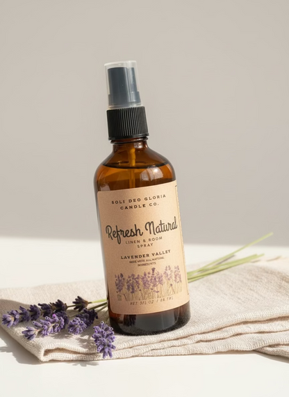 Refresh Linen & Room Spray Collection (Organic & Natural Options)