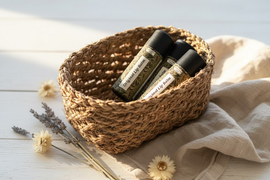 Original Lip Balm | Toxin-Free Hydrating Lip Care with Organic Coconut Oil & Shea Butter
