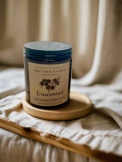Unscented Beeswax Candles & Melts