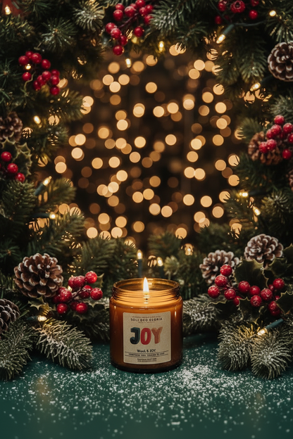 Advent Candle & Card Set | Hope, Peace, Joy & Love