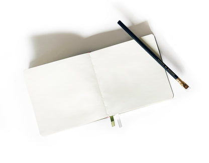 Sand Dollar Foil Embossed Square Linen Notebook