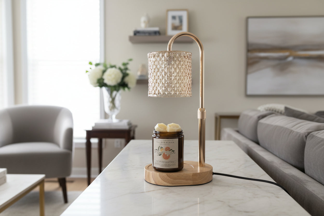 Candle Lamp Warmer with Timer | Adjustable & Dimmable (2 Styles)