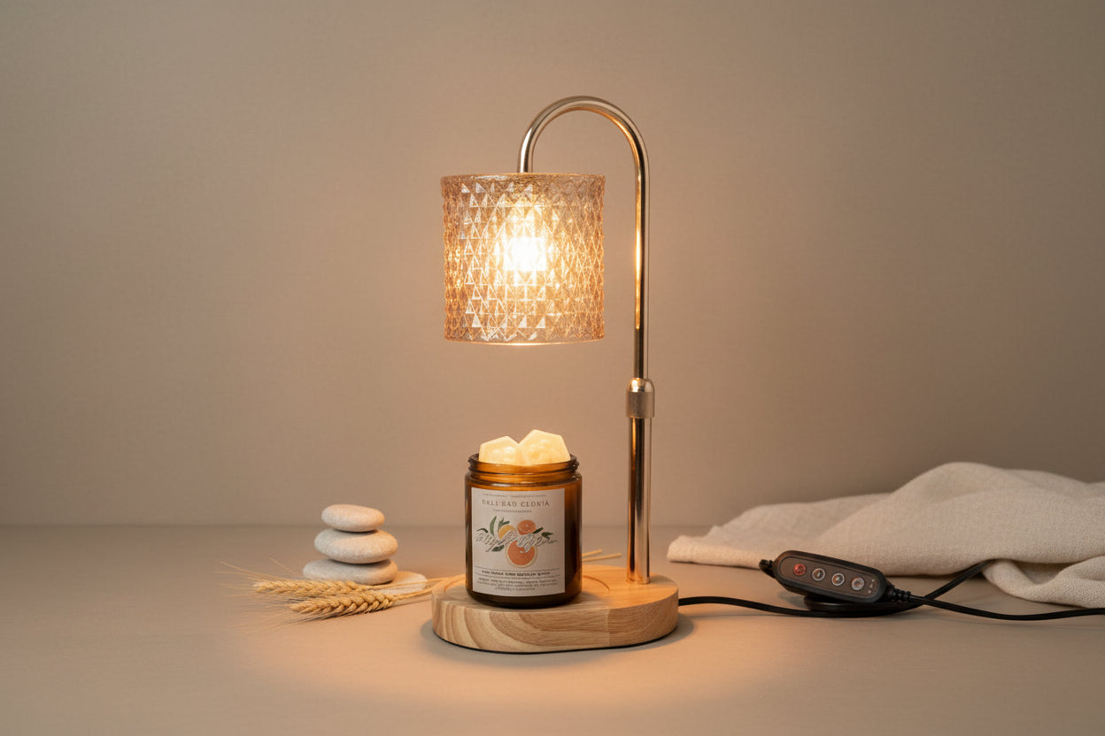 Candle Lamp Warmer with Timer | Adjustable & Dimmable (2 Styles)