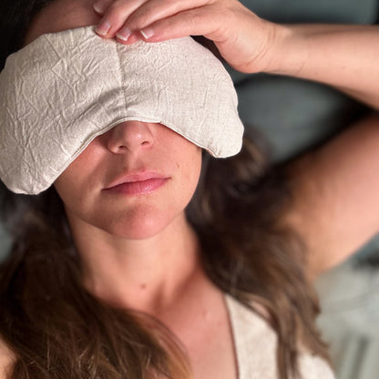 Eye Mask [Premium Cotton/Linen Fabric]