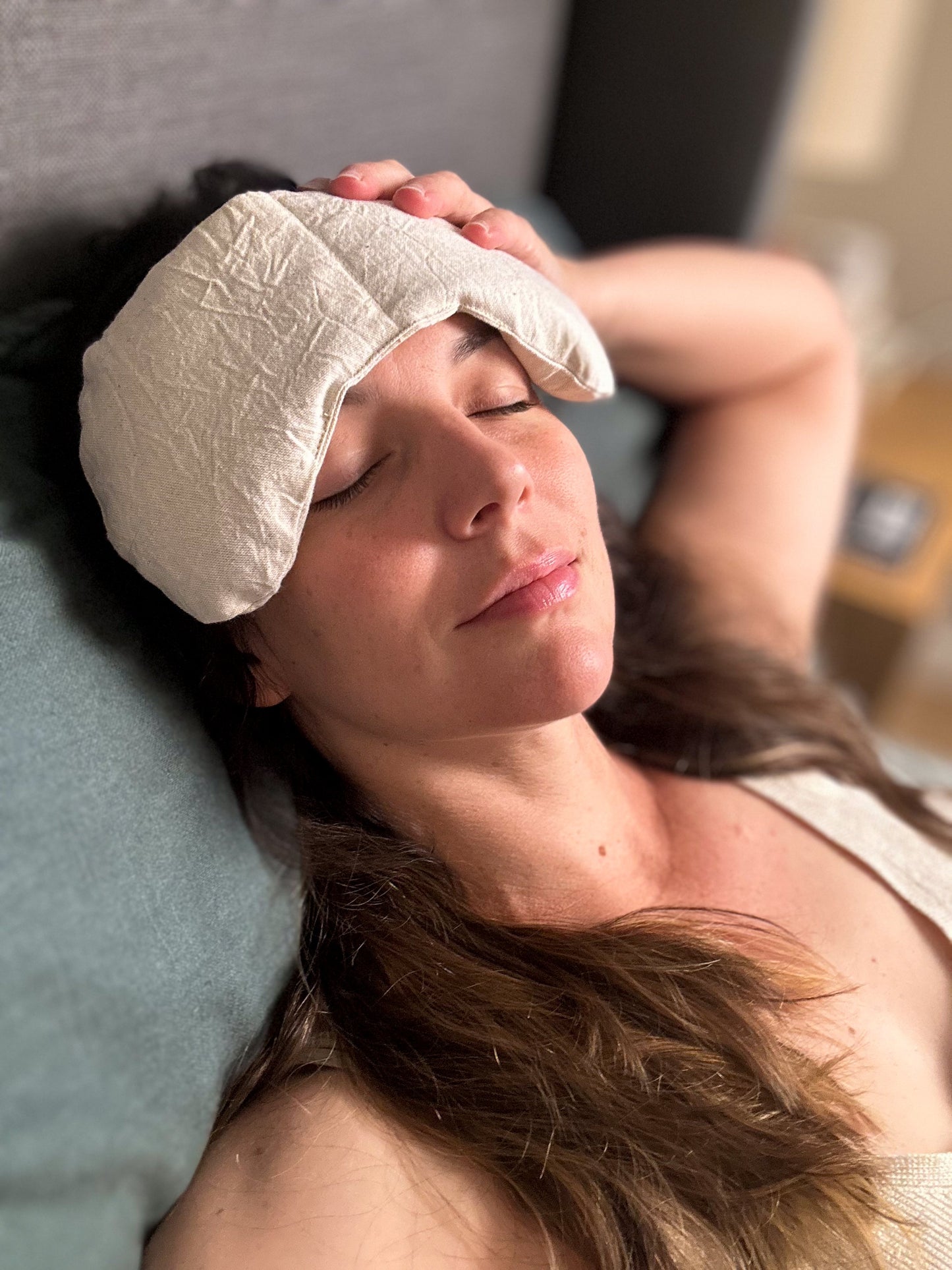 Eye Mask [Premium Cotton/Linen Fabric]