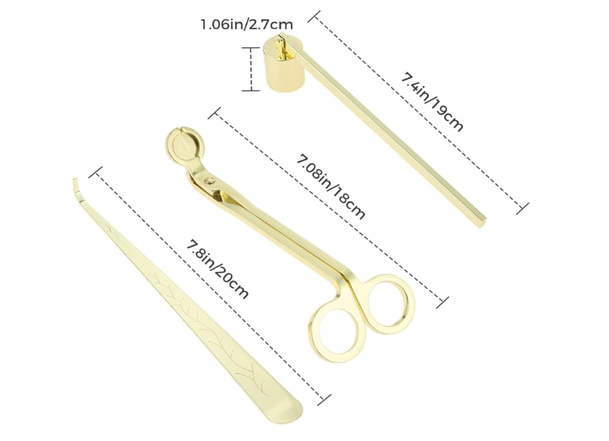 Candle Care Set | Gold