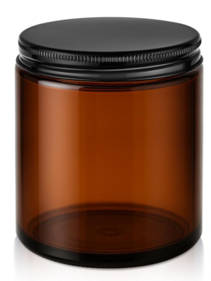 8 oz Amber Jar | Wax Melt Storage & Warmer Jar